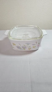 Vintage Corning Ware "Pastell Bouquet" A-1 1/2-B 1,5 Liter mit Deckel - Bild 1 von 6