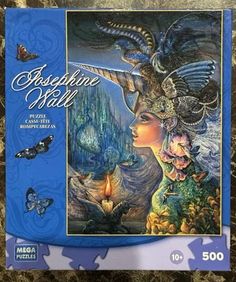MY LADY UNICORN New UK Fantasy Josephine Wall 500 piece Jigsaw Puzzle RARE 2008 - image 1 of 4