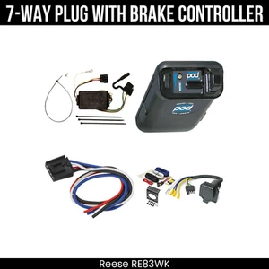 Reese RV 7-Way Trailer Wiring Kit + Brake Control For 05-10 KIA Sportage 6 Cyl - Picture 1 of 16