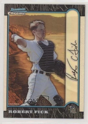 1999 Bowman Chrome International Refractor /100 Robert Fick #99 - Image 1 of 2