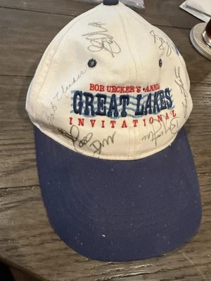 Bob Uecker HOF Milwaukee Brewers Signed RARE Make A Wish Hat Auto Autograph - Image 1 of 3