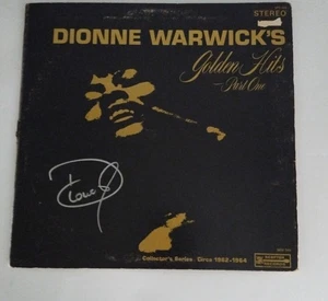 DIONNE WARWICK SIGNED GOLDEN HITS PART ONE VINYL LP 33 RPM COA - Picture 1 of 1