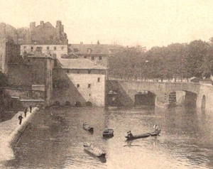 Antico RPPC Ponte del Governo Prefettura Governo Ponte Metz France c1904 - Foto 1 di 3