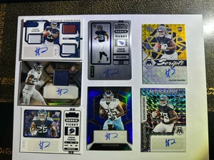 📈 2022 Mosaic Hassan Haskins Chargers Gold RC  Auto 8/10 PLUS 9 AUTOS And RPAs - Picture 1 of 9