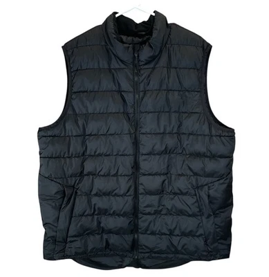 Chaleco acolchado Champion para hombre 2XL negro ropa deportiva cremallera completa Gorpcore Foto 1 de 4