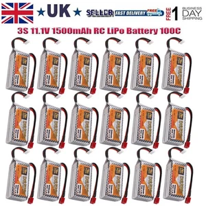 11.1V 1500mAh RC Boat LiPo Battery 100C T Plug RC Part for RC ar Drone Boat USA - Picture 1 of 45