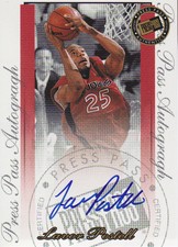 2000 Press Pass SE Basketball Autograph #29 Lavor Postell Auto