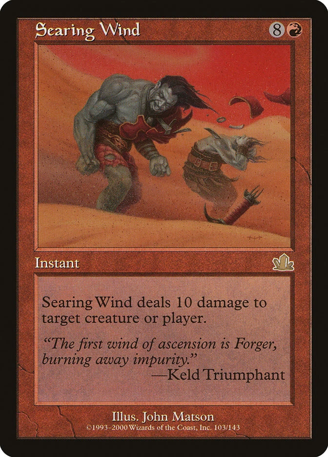 MTG Searing Wind  - Prophecy #103 - Image 1 of 1