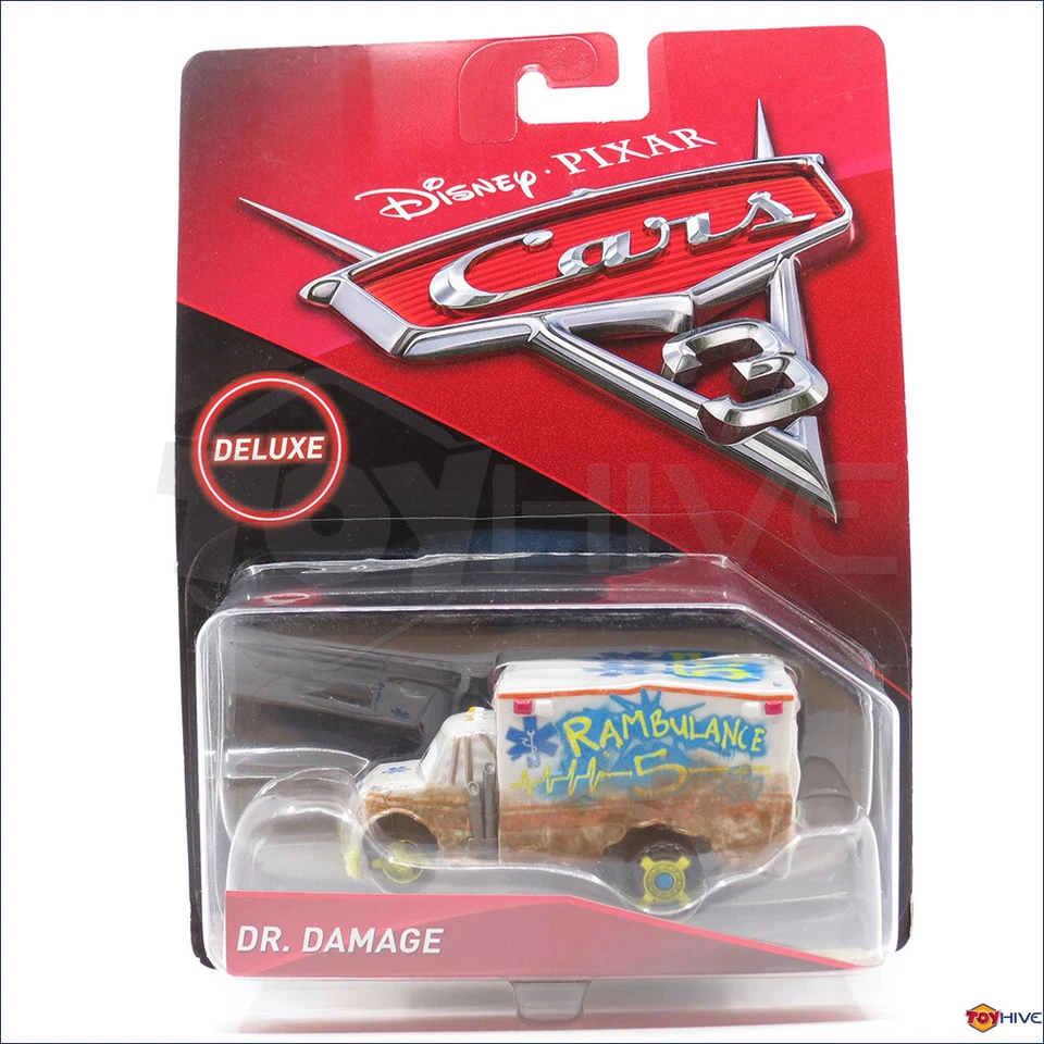 Disney Pixar Cars 3 Deluxe Dr. Damage 2016 Mattel
