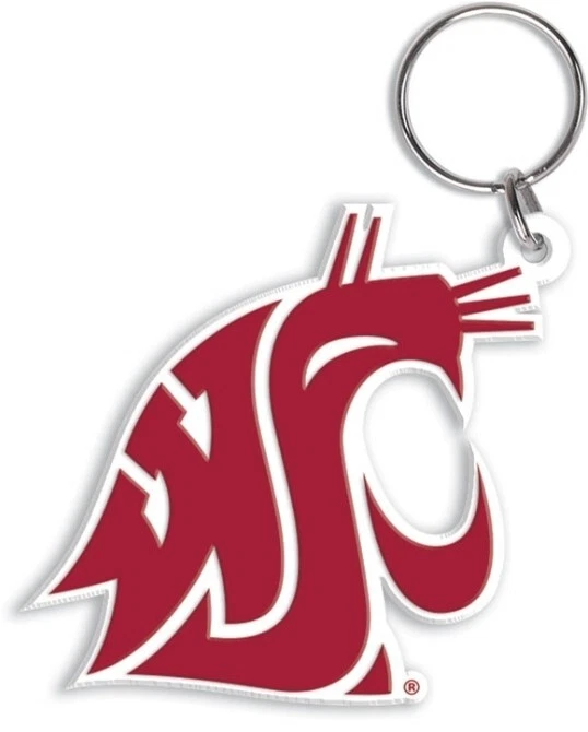 Washington State Cougars Flexible Key Ring - Image 1 of 1