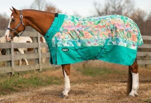 Horse Turnout Sheet - 1200D - 210 Lining - Cactus Print - Sizes 69" to 84"