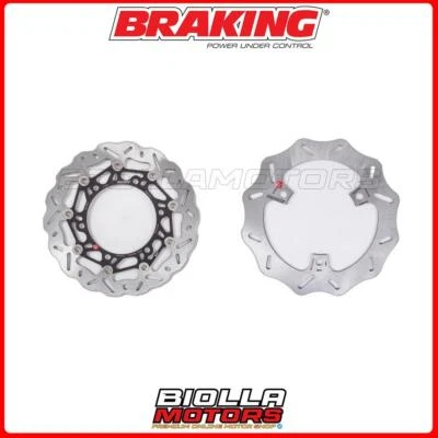 KAWASAKI NINJA 250 R 250 2010 BRAKING BRAKE DISC KIT - FRONT + REAR - Image 1 of 4