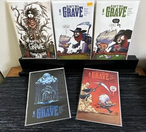 AINT NO GRAVE #1 - 5 All SKOTTIE YOUNG  EXCLUSIVE COVERS #1 Signed w/ COA - Picture 1 of 8