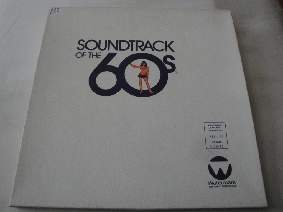 SOUNDTRACK OF THE 60'S - PROGRAM K823-13 RARE 3 VINYL LP BOX SET 09-25-82 EX/EX Foto 1 de 2