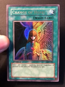 Yugioh! Change of Heart MRD-066 1st Edition Metal Raiders NA English Ultra Rare - Picture 1 of 9
