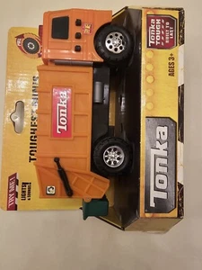 Tonka 7" Toughest Minis Lights Sound Garbage Truck Orange - Picture 1 of 5