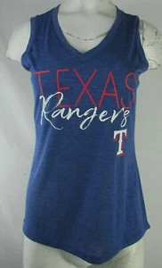 Texas Rangers Women's G-III Blue Tank Top MLB - Picture 1 of 5