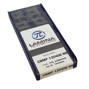 Lamina CNMP 120408 NN LT10 Carbide Turning Inserts x10 YB2 - Picture 1 of 2