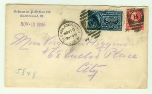 Cubierta Cleveland Ohio 1896 de Estados Unidos. - Imagen 1 de 3