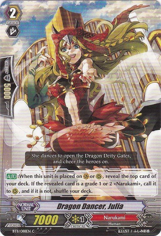 4 x Dragon Dancer, Julia - BT11/088EN - C Near Mint / Mint, English - Image 1 of 1