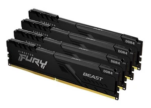 Kingston Technology FURY Beast 32GB 3600MT/s DDR4 CL17 DIMM (Kit of 4) Black ... - Picture 1 of 11