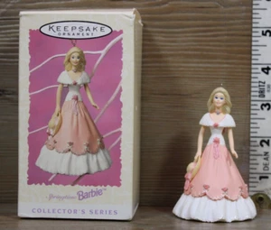 Hallmark Keepsake Ornament Springtime Barbie 3rd in Series Floral Gown 1997 New - Picture 1 of 5