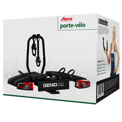 Atera porte-vélo Genio Pro Advanced black pour 2 vélos 60 kg - Photo 1/4
