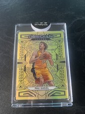 2022-23 Panini Obsidian Asia Pau Gasol Lakers Gold Yellow Flood Prizm 3/10