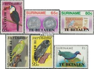 suriname p58-p63 (complète edition) neuf avec gomme originale 1987 Les timbres-p