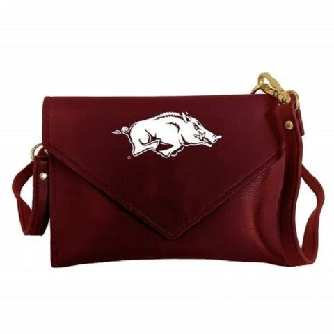 Arkansas Razorbacks NCAA Kara Crossbody Purse Stadium Approved Cover