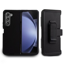 For Samsung Galaxy Z Fold 5 Heavy Duty Shockproof Rugged Case Belt Clip Holster