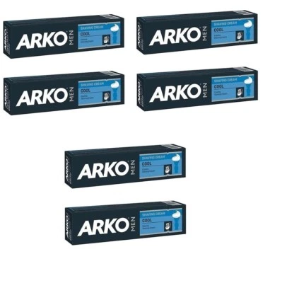 Arko Men Cool Shaving Cream 100ml Each Barber & Home Use (6 Pcs Offer)