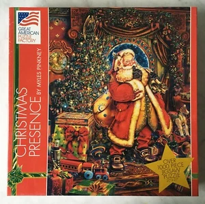 Christmas Presence Myles Pinkney Great American Puzzle Factory - 1000 Pieces NEW - Picture 1 of 5