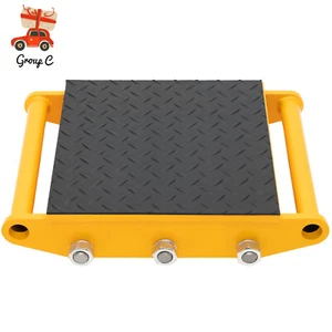 15 Ton Heavy Duty Machine Dolly Skate Machinery Roller Mover Cargo Trolley - Picture 1 of 10