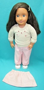 OUR GENERATION 18" DOLL WITH BROWN HAIR AND BLUE EYES--K-14 - Picture 1 of 5