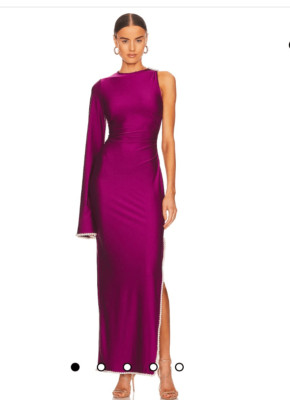 haylo maxi dress more to come MORE TO COME Haylo Maxi Dress in Black