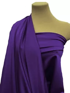 DEEP PURPLE SPANDEX FABRIC.. 4 WAYS STRETCH.. 58" WIDE.. LEOTARDS, DANCE BTY - Picture 1 of 1