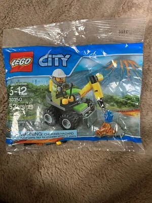 LEGO CITY Volcano Jackhammer with Explorer Polybag 30350 FACTORY SEALED - Image 1 of 2