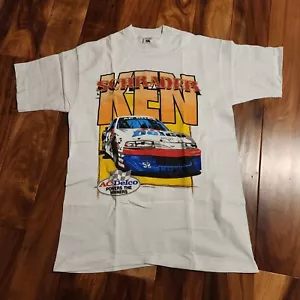 Vintage Ken Schrader Nascar T- Shirt AC Delco #52 Single Stitch 1995 Very RARE - Picture 1 of 11