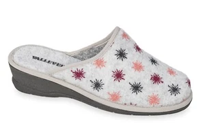 Ciabatte Valleverde 58201 Lana cotta grigia zeppa 4,5 cm Made in Italy - Imagen 1 de 1