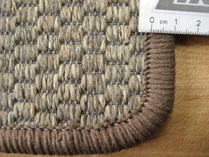 6636 Teppich 80x42 Läufer Vorleger braun gewebt robust günstig Matte Brücke - Bild 1 von 4