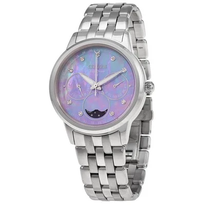 Citizen Calendrier Eco-Drive Chronograph Diamond Ladies Watch FD0000-52N - Image 1 of 3