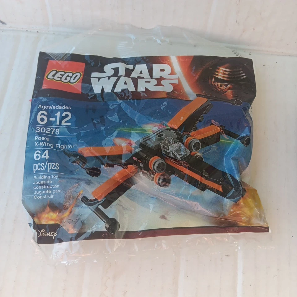 Lego Star Wars (30278) Poe’s X-Wing Fighter Polybag 2016 nuevo sellado de fábrica Foto 1 de 2