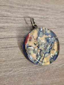 Vintage Italien Vetro Di Murano Glas Anhänger Halskette - Bild 1 von 8