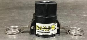 Banjo Cam Lever Coupling 075D, 1/2" Female X 1/2" Female NPT, NOS Surplus - Picture 1 of 2