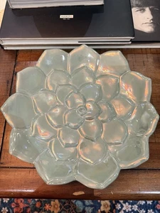 🔥Godinger Grün Lotus Artischocke Sukkulenten Sammlung 62186 Teller Schmuckschale - Bild 1 von 6