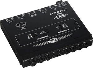 Autotek Under Dash 4 CH & 4 Band Car EQ/Crossover w/ Subwoofer Output - 7007 - Picture 1 of 5
