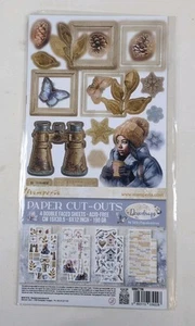 Stamperia Papel Gota de rocío Recortes Adornos 6" x 12" 4 Hojas de Doble Cara - Imagen 1 de 2