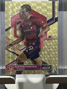 2023 Topps Soccer Paxton Pomykal Gold Vinyl 1/1 - Picture 1 of 6