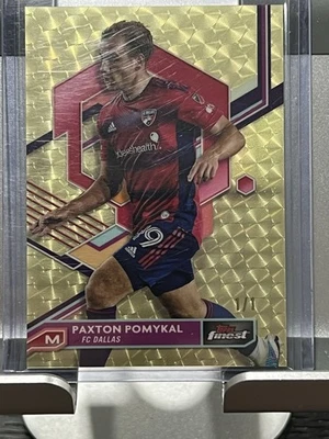 2023 Topps Soccer Paxton Pomykal Gold Vinyl 1/1 - Image 1 of 4